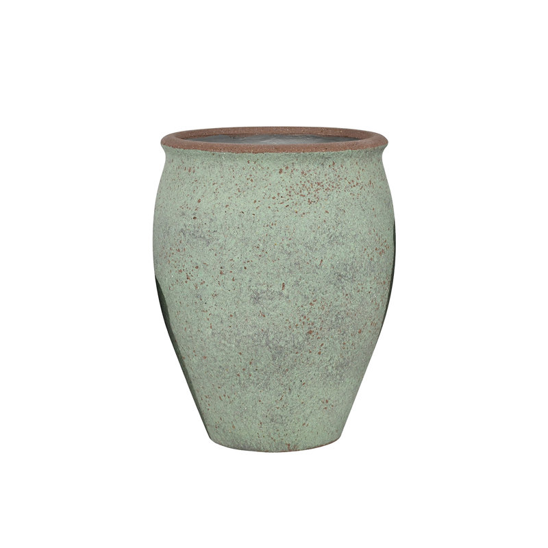 Pot de fleurs Titan Jar, grand format, léger, en fibre de verre, lot de 3 - Intérieur/Extérieur, 21,5 po x 19,0 po