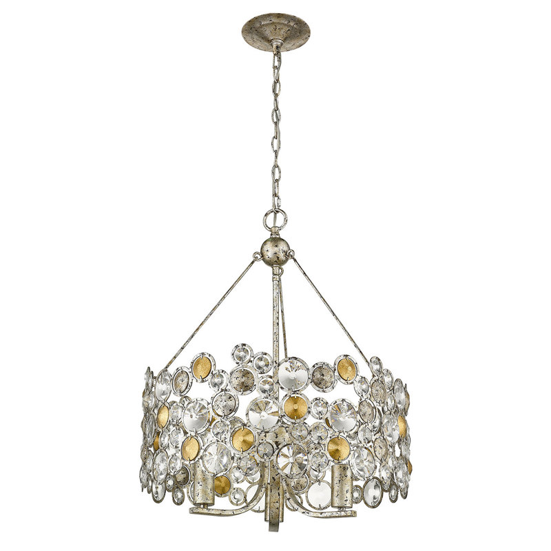 Mulholland 3 - Light Dimmable Drum Chandelier