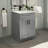 Shaker Bathroom Vanity Set 24" Sink Base with 25" Resin Sink Top Combo-98901907