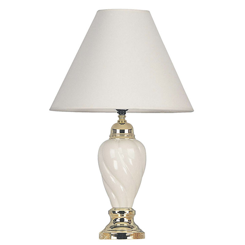 Bannister Table Lamp, White