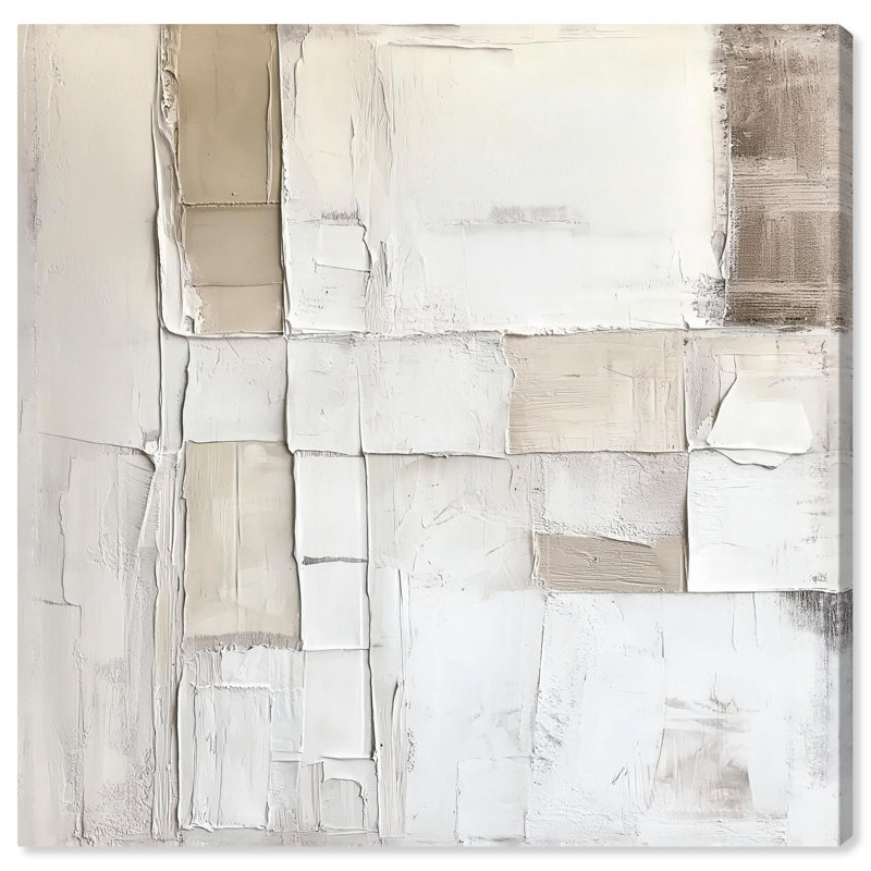 Abstrait minimaliste sur toile Decayed Charm par Art Remedy, H 40 po x l 40 po x P 1,5 po, Toile tendue