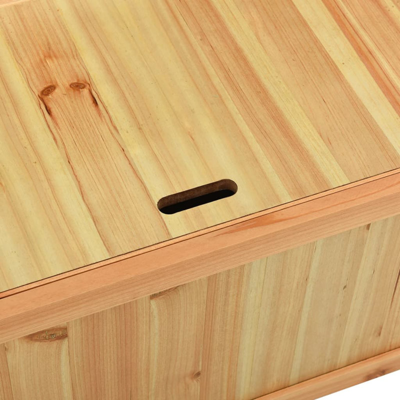Banc de rangement Cleda, Brun