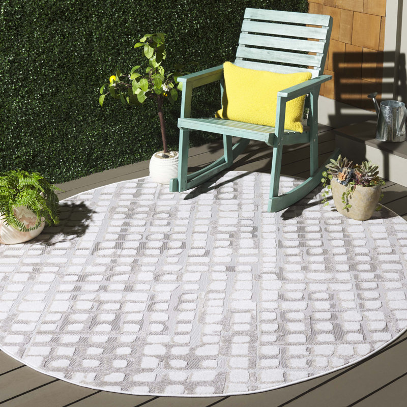 Tapis Kendryk Performance Abstract, Carré 6 pi 7 po