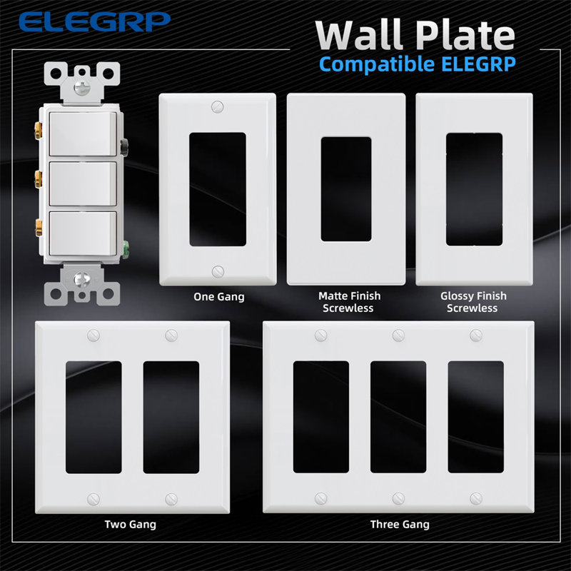 15 Tamper Resistant Single Pole Rocker Light Switch