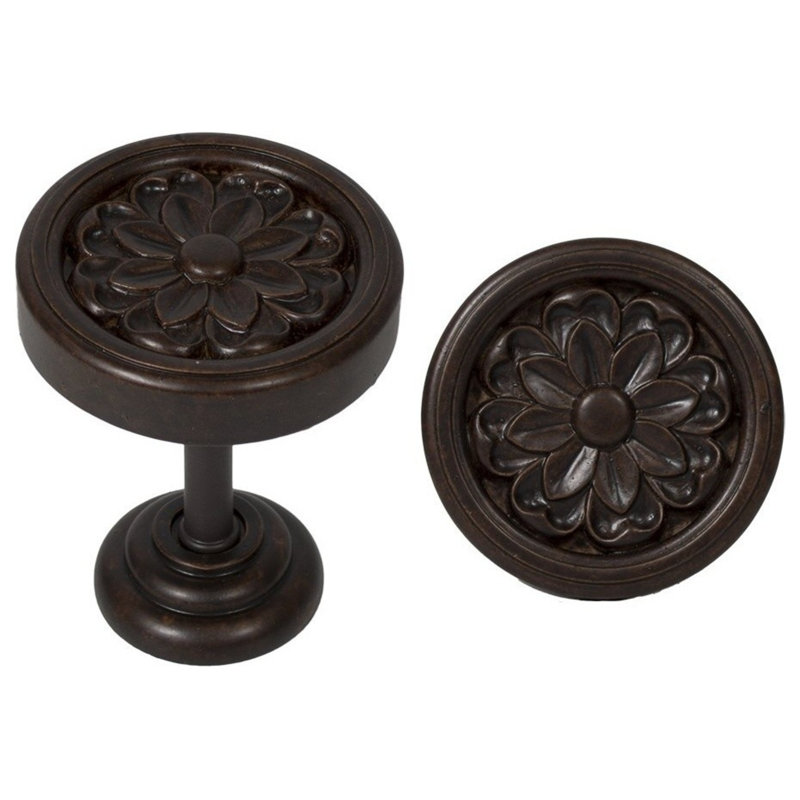 Abrielle Curtain Holdback, Mahogany