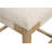 Clara Bar Height Stool In Contemporary Linen Fabric On Solid Wood-115293465