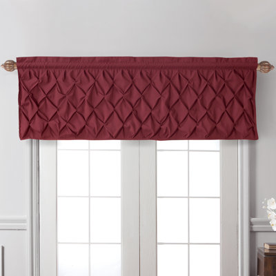 Modern Window Valance with Rod Pocket