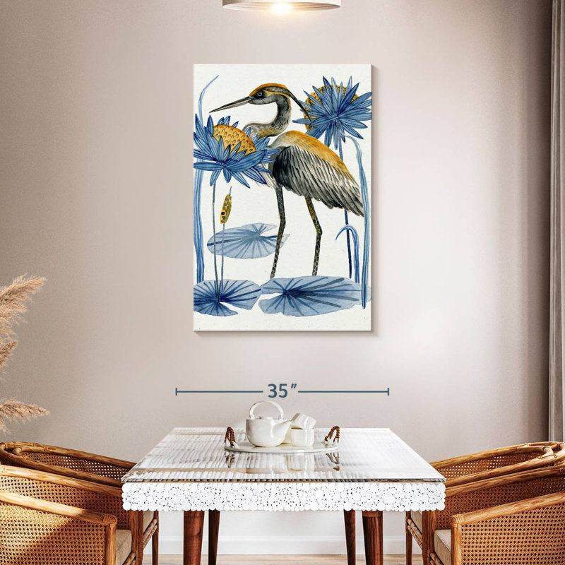 Brampt Heron Pond I, 45" H x 30" W