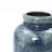 13.8'' Blue Mottled Ceramic Vase, Round Vase for Home Decor