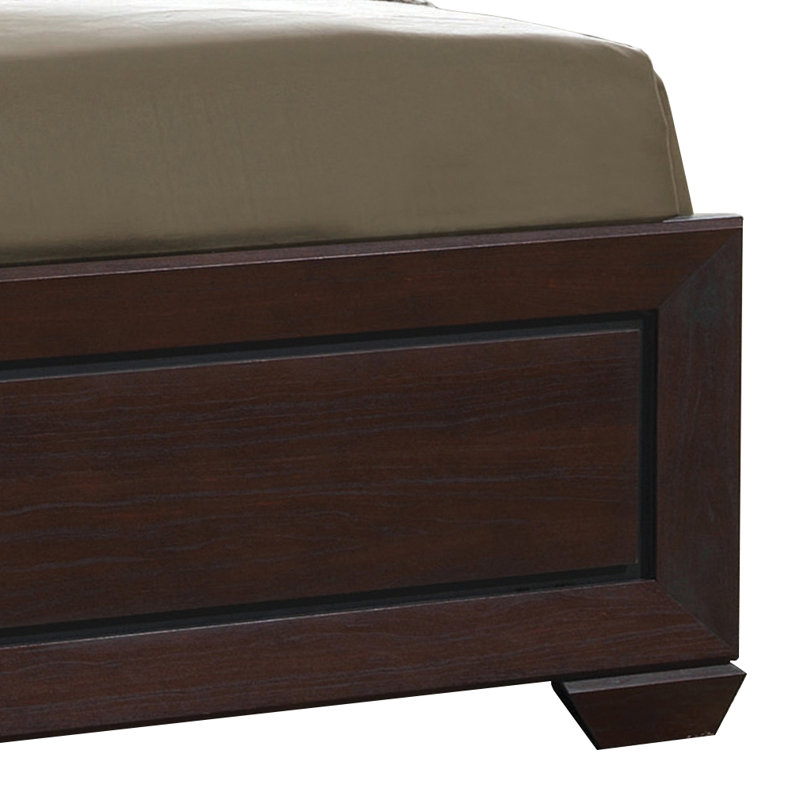 Canmore Storage Bed with 4 Drawers in Dark Cocoa, King