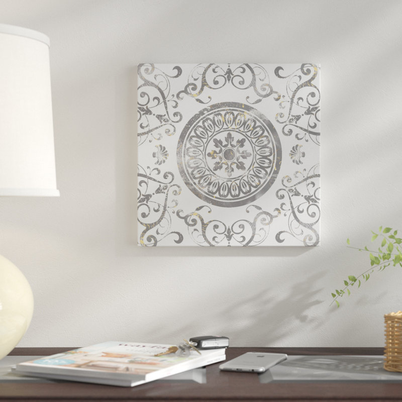 Mandala Medallion par Conrad Knutsen - impression d'art graphique, H 26 po x l 26 po x P 1,5 po