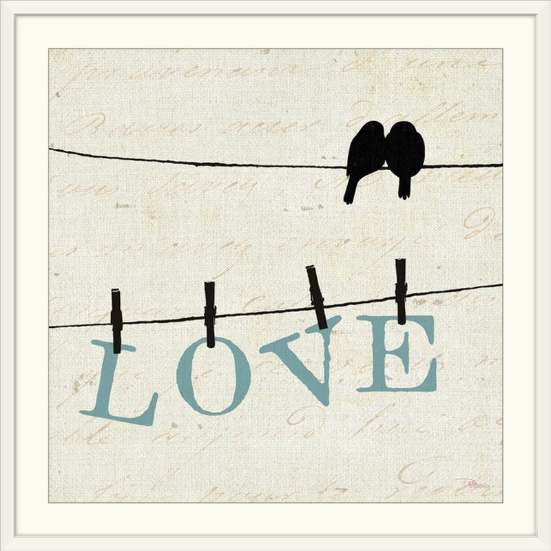 « ii », impression Bird Talk, H 35 po x l 35 po x P 1,5 po, Toile