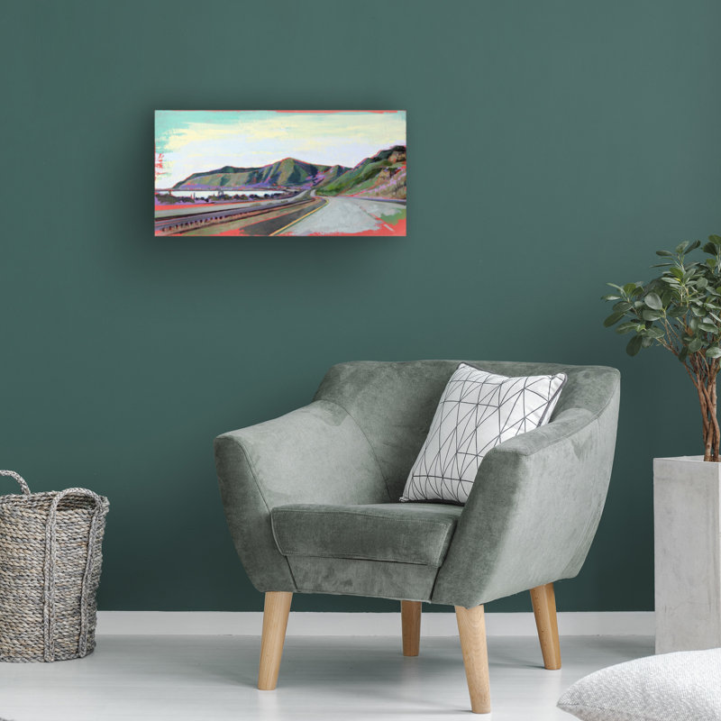 Art sur toile Victoria Macmillan «Road To Santa Barbara», H 24 po x l 47 po x P 2 po