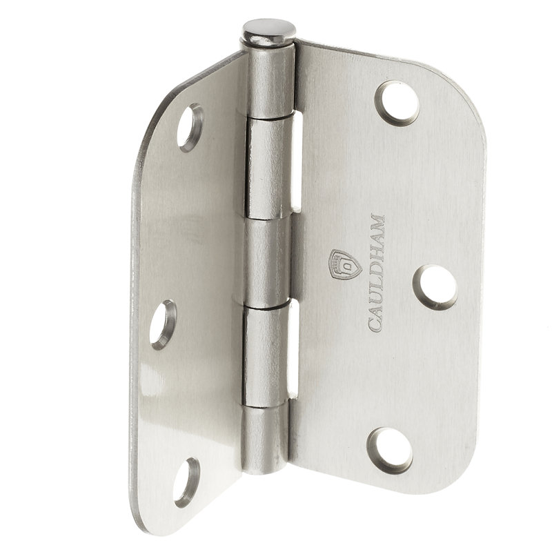 Butt Bearing Door Hinges, Satin Nickel
