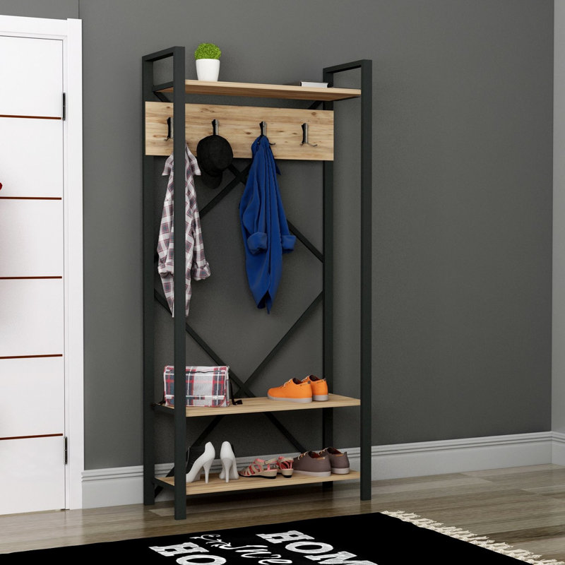 Arbre d'entrée Schooley avec rangement pour chaussures