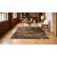 Brown Hand-Knotted Wool Cracked Earth Texture Geometric Modern Contemporary Carpet Rug-73919983