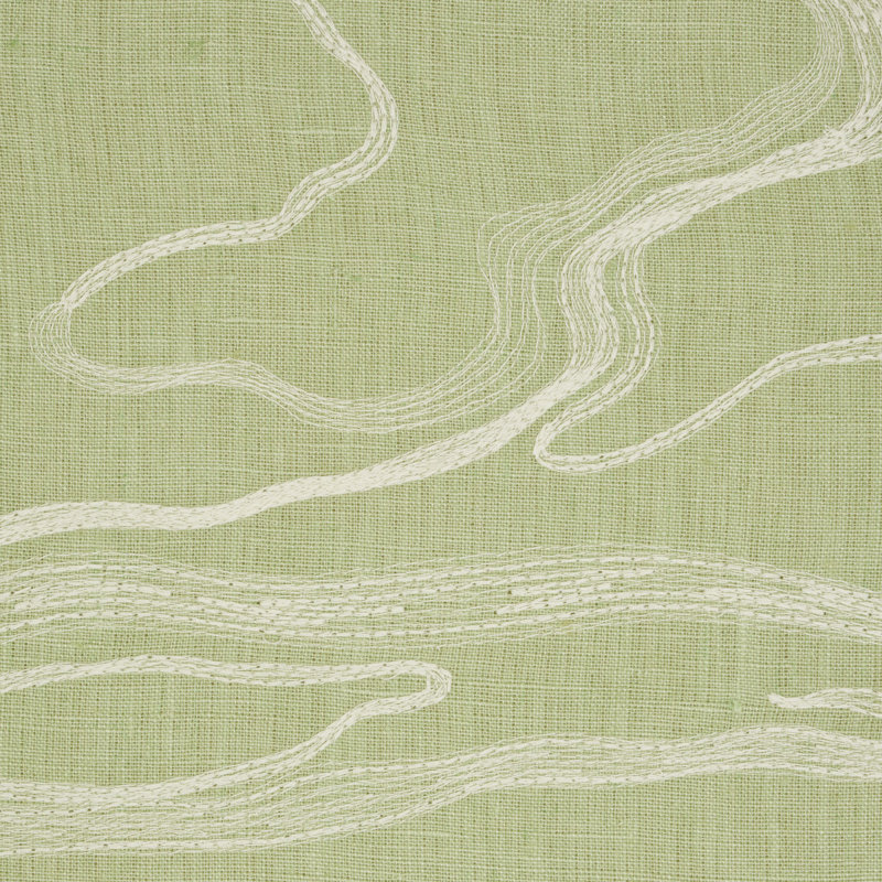 Desert Wind Embroidery Fabric, Fern