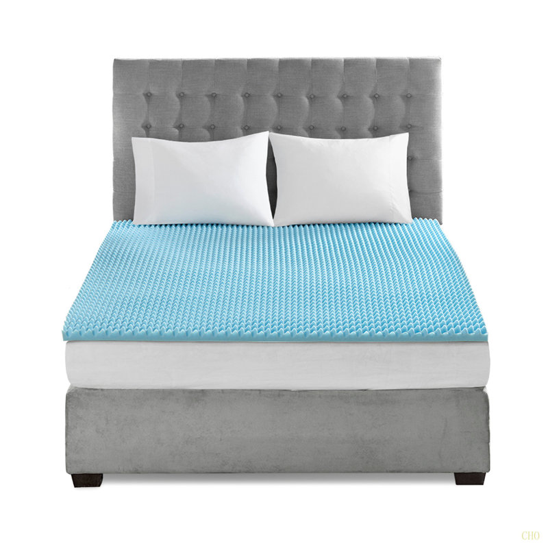 Surmatelas réversible hypoallergénique toutes saisons 1,5 po, Lit simple