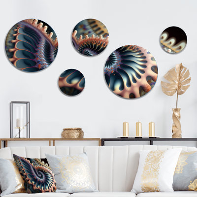 Abstract Wall Decor on Metal
