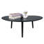 Jaymie Oval Coffee Table Mid Century Modern for Living Room, Centre Table, Solid Wood Coffee Table. 33.85'' L x 18.9'' W x 12.4'' H-1943547583