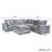6 - Piece Upholstered Sectional With Ottoman-346945286