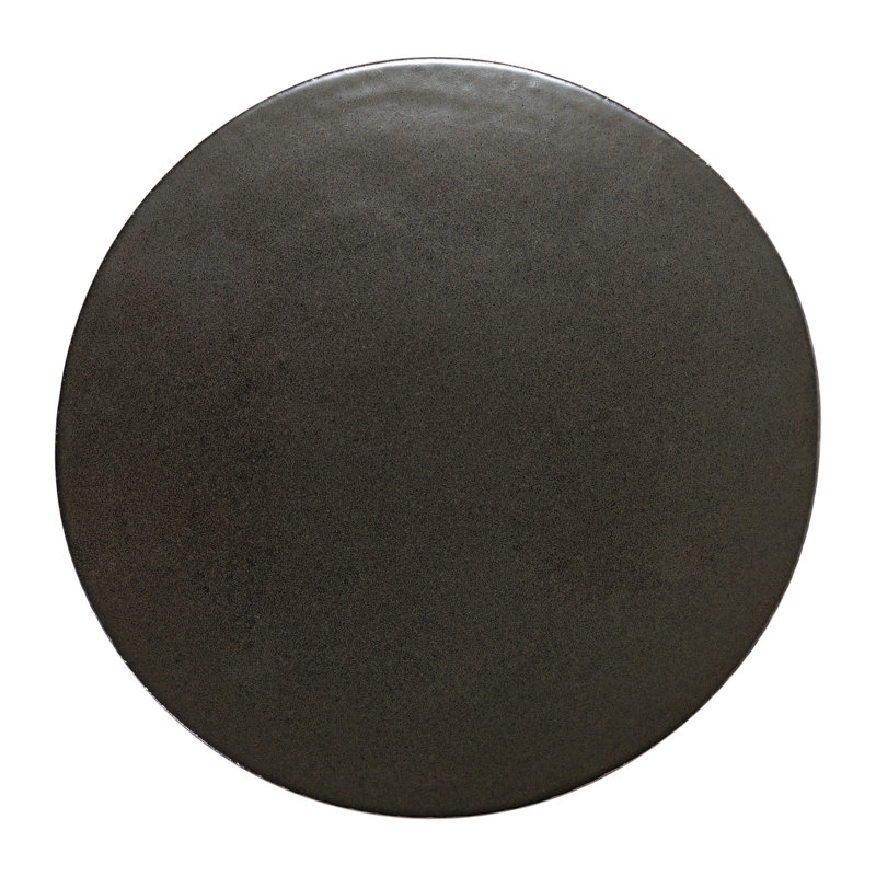 Serenity Garden Stool, Iron Semi Gloss