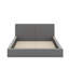 Grand lit plateforme tapissier avec tissu en velours-1969558587