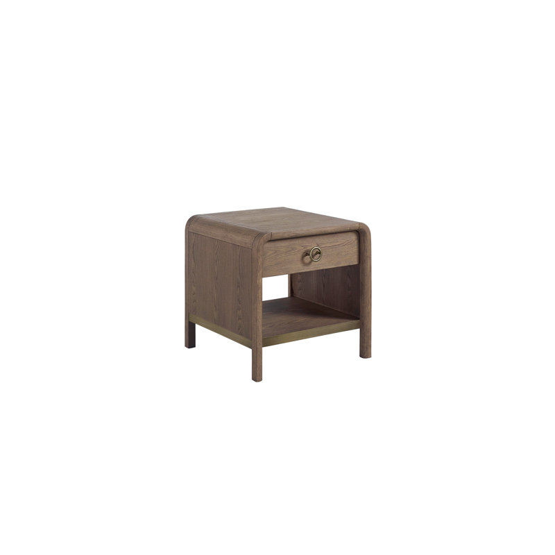 Waterfall End Table - Latte