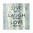 Live Well, Laugh Often, Love Much on Wood by Jamie MacDowell - Wrapped Canvas Typography Print-91603610