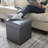 Luxora Faux Leather Ottoman-227296334