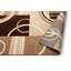 Tapis abstrait brun / beige Shaliya-663542019