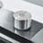 24 in Flying Rain Stainless Steel Waterfall Kitchen Sink with Faucet Single Bowl