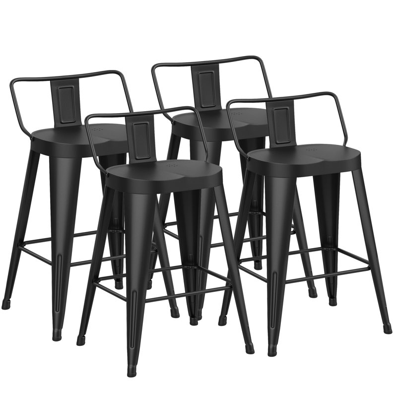 Tabouret de bar en métal, 26"
