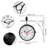 Wall Hanging Double-Sided Waterproof Clock 8'' Round