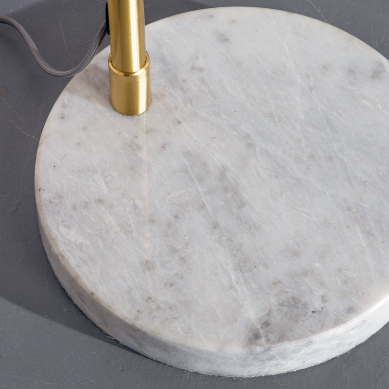 Aaliyah 170cm Marble Arched Floor Lamp