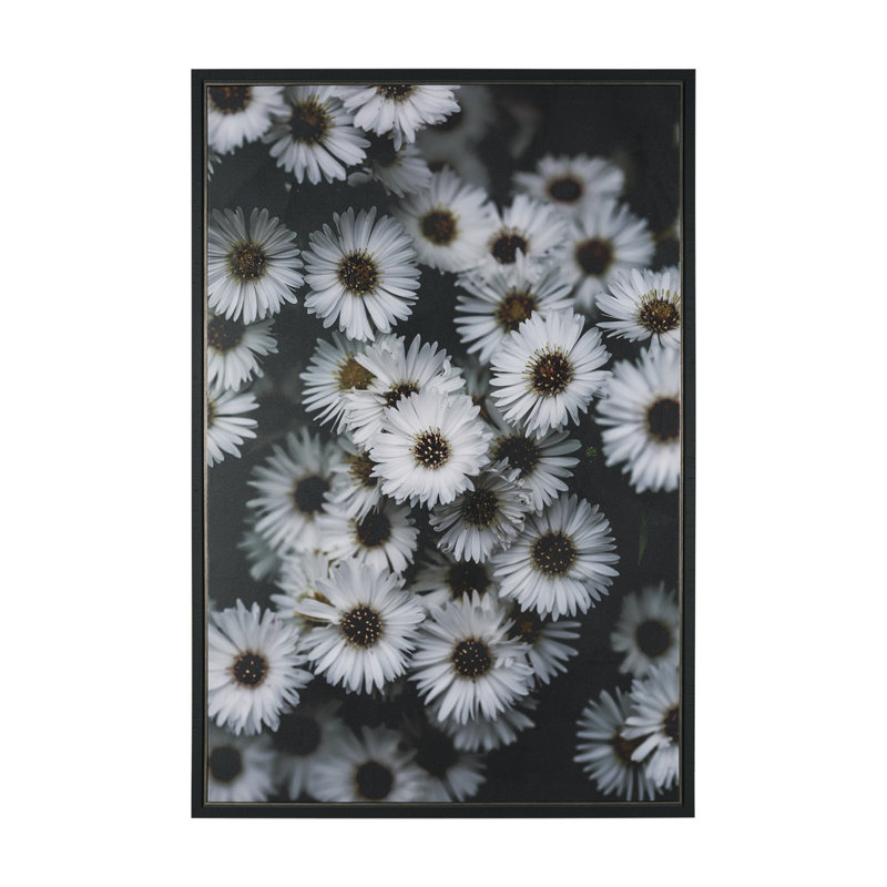 Toile encadrée texturée St. Claire, Petites fleurs 3