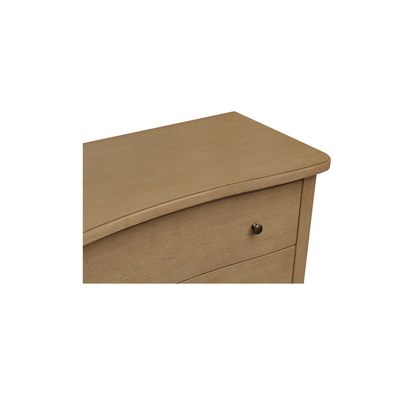 Commode 6 tiroirs Rochelle Naturel, Naturel