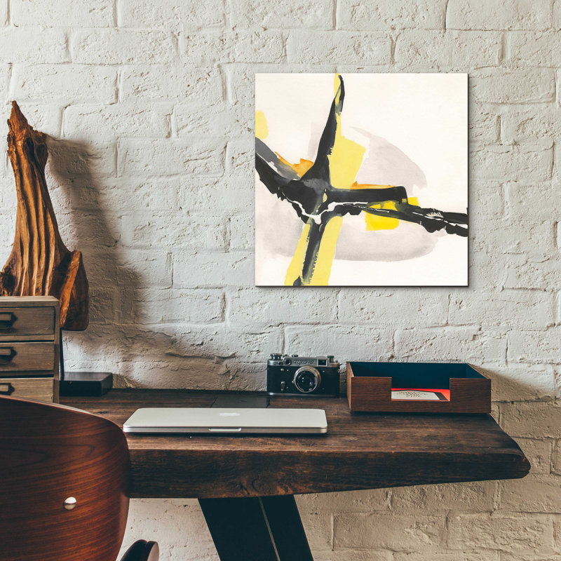 «Creamy Yellow I» par Chris Paschke, H 12 po x l 12 po x P 0,13 po