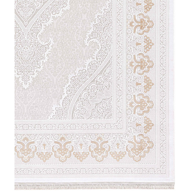 Tencel Oriental Indoor Rug, Rectangle 6'7" x 9'7"