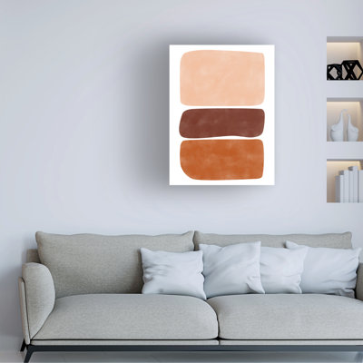 «Bolche terracotta42 sur toile» par Elena Ristova, reproduction