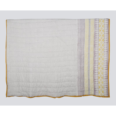 Cotton Geometric Shapes Quilt