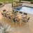 Travira 103" Long Tekwood Outdoor Dining Table-297320448
