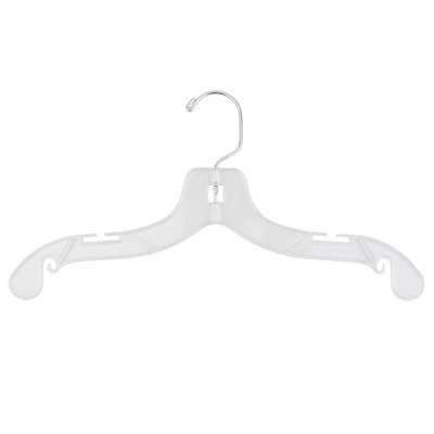 Eveloe Plastic Standard Hanger for Dress/Shirt/Sweater