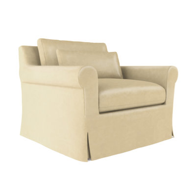 Transitional Skirted Chair