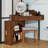 Vanity Desk with LED Mirror, Stool and Side Cabinet-1127168115