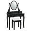 Ensemble coiffeuse et tabouret Craney-1575454764