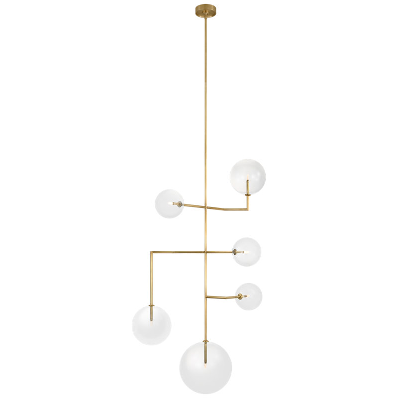 Linnea 6 - Light Metal LED Chandelier by AERIN