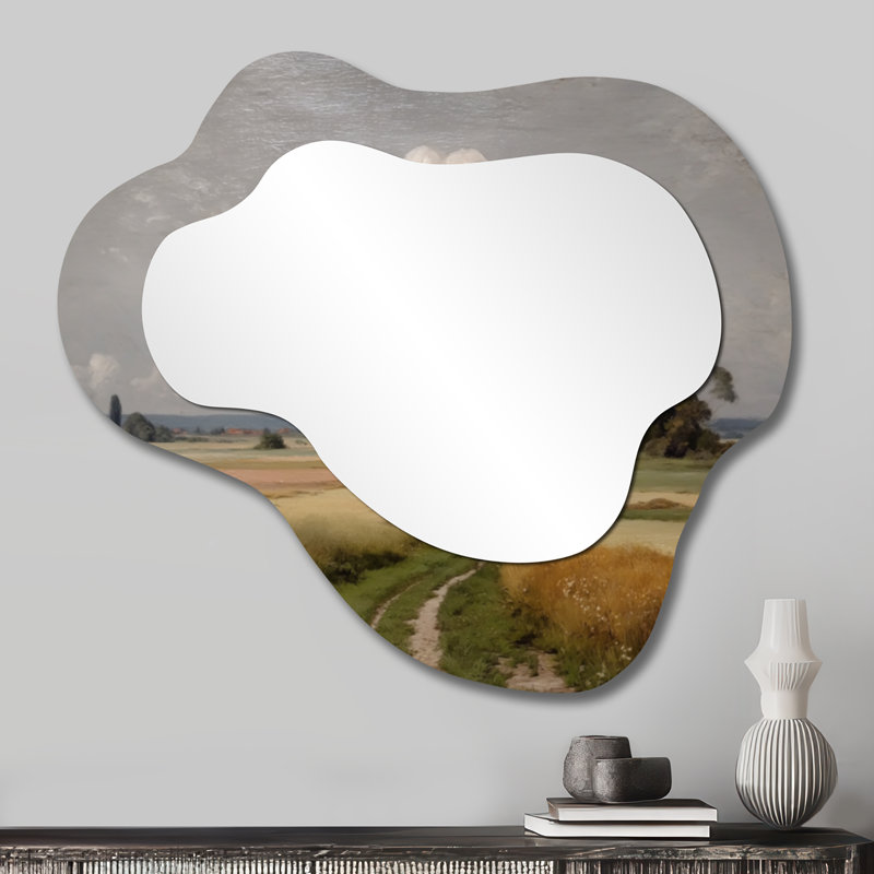 Miroir d'appoint Green Boho, 25 po x 28 po