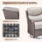 7 Piece Wicker Patio Furniture Set With 6" Thick Cushion - Outdoor Swivel Rocker Chairs Set With 3 Seat Sofa And Ottomans, Patio Conversation Sets Proch Furniture For Balcony Deck-448160435-448160438-448160436