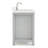 Macnair 37'' Single Bathroom Vanity with White Quartz Top-85364238